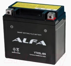Мотоаккумулятор ALFA battery YTX5L-BS / EB5-3 — фото 2