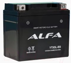 Мотоаккумулятор ALFA battery YTX5L-BS / EB5-3 — фото 4