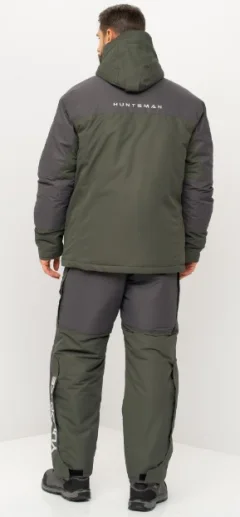 Костюм для охоты и рыбалки Huntsman Yukon Ice-45°C (р. 48-50/182-188, зеленый/графит) — фото 3
