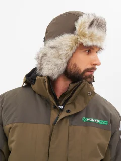 Шапка для охоты и рыбалки Huntsman Yukon Ice Хаки Breathable (р-р 56-58) — фото 7