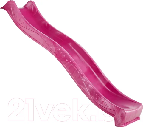 Скат для горки KBT Yulvo HDPE / 400.012.010.001 (с подключением к воде, пурпурный)