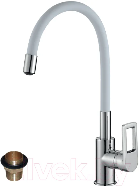 Смеситель Rossinka Silvermix Z35-35U (белый)