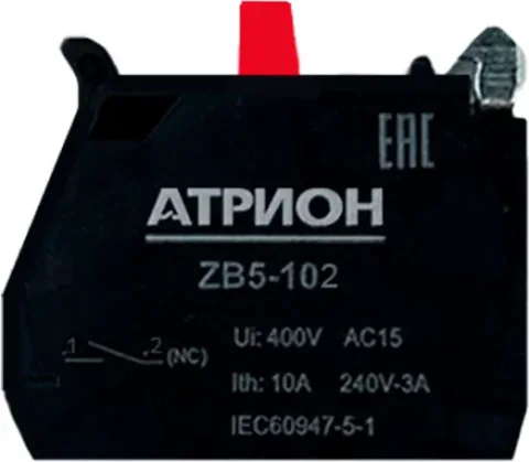 Блок-контакт Атрион ZB5-LA37 1NC / ZB5-LA37-102