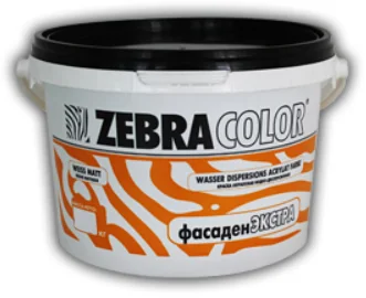 Краска Zebracolor Фасаден Экстра (4.5кг, белый)
