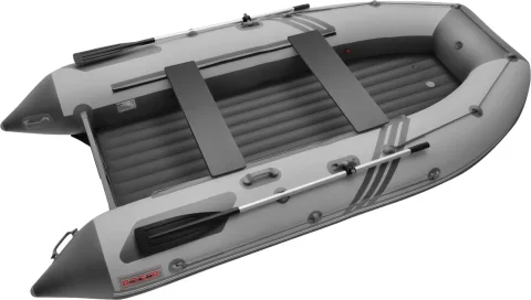 Надувная лодка Roger Boat Zefir 4400 (большой киль, серый/графит комби)