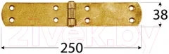 Петля дверная Domax ZF 250 / 807601 — фото 2