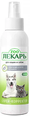 Средство для приучения к туалету Zooлекарь ЭКО Приучение к туалету и лотку для кошек и собак (200мл)
