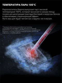 Пароочиститель Deerma ZQ610 — фото 8