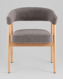 Стул Stool Group Zubo / DM4729-1 OTE-Q-456 (с деревянными ножками, темно-серый) — фото 3