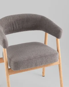 Стул Stool Group Zubo / DM4729-1 OTE-Q-456 (с деревянными ножками, темно-серый) — фото 7